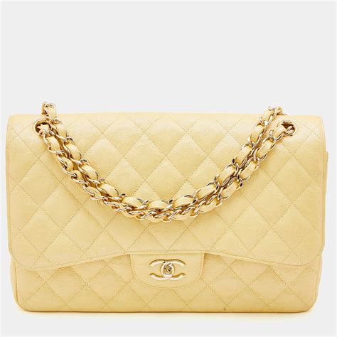 chanel flap yellow|Chanel flap bag price euro.